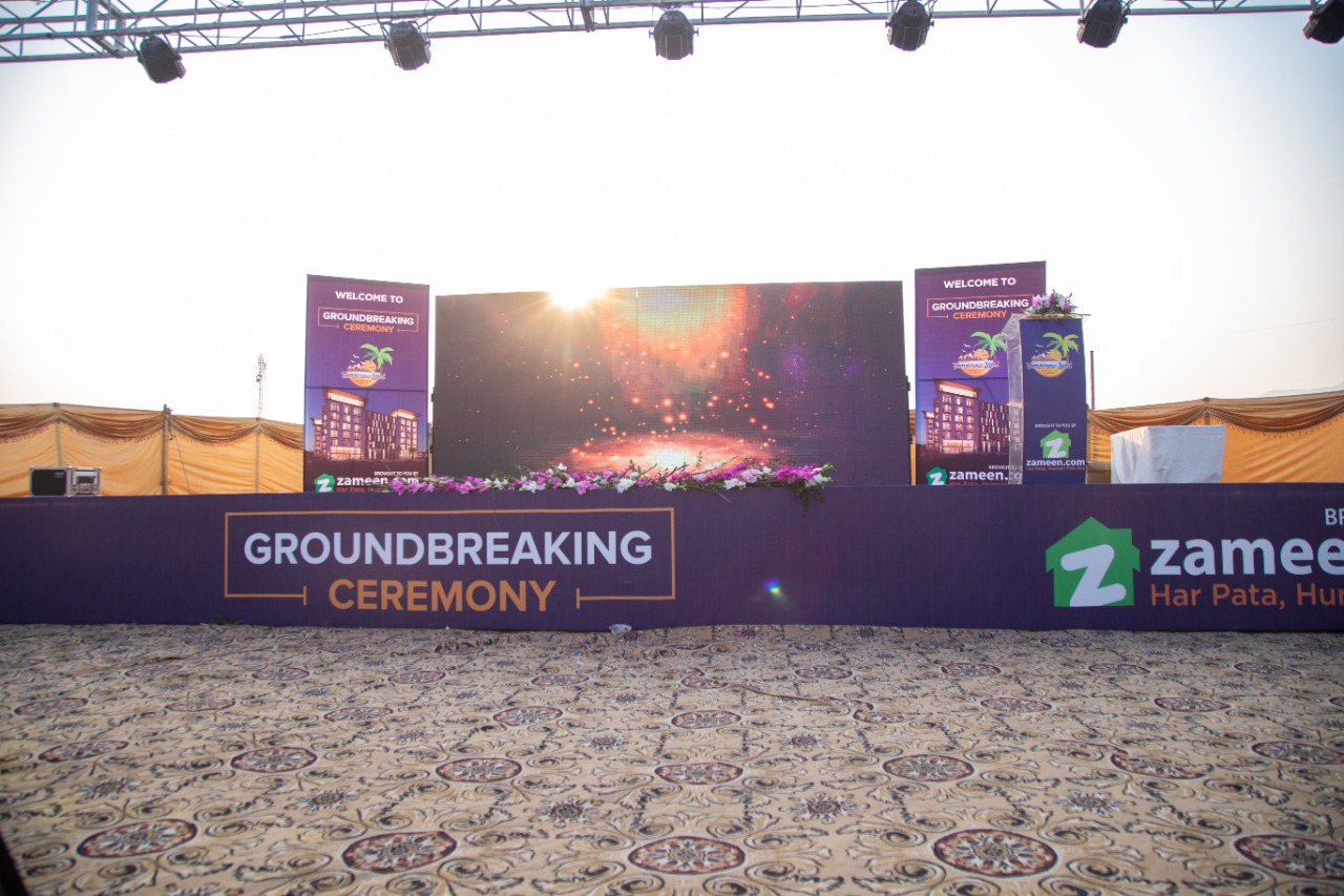 Ground breaking ceremony of Tomorrow Land Country Club & Resort held at Khanpur, KPK
