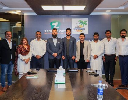 Zameen.com and Tomorrow Land Developers signed the agreement for the exclusive sales and marketing rights.